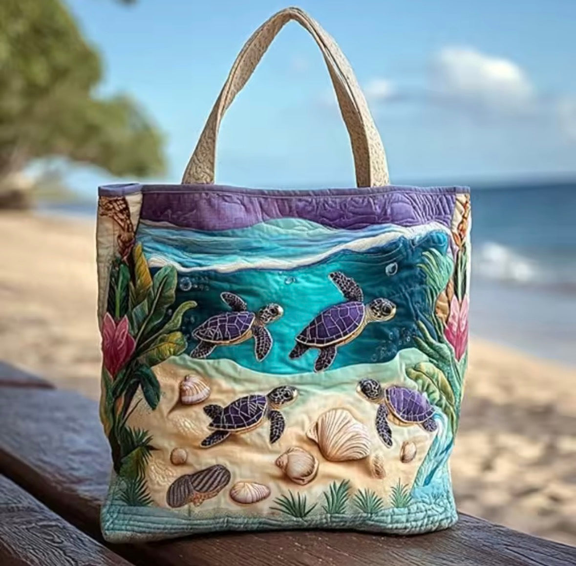 Turtle Tote Bag